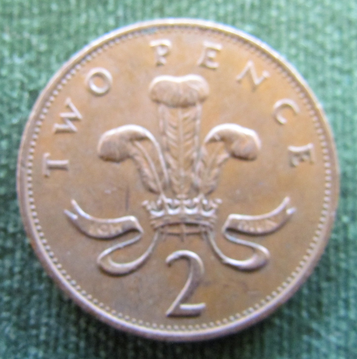 GB British UK English 1988 2 New Pence Queen Elizabeth II Coin