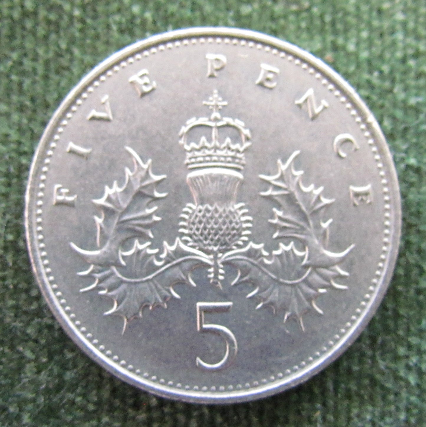 GB British UK English 1988 5 New Pence Queen Elizabeth II Coin
