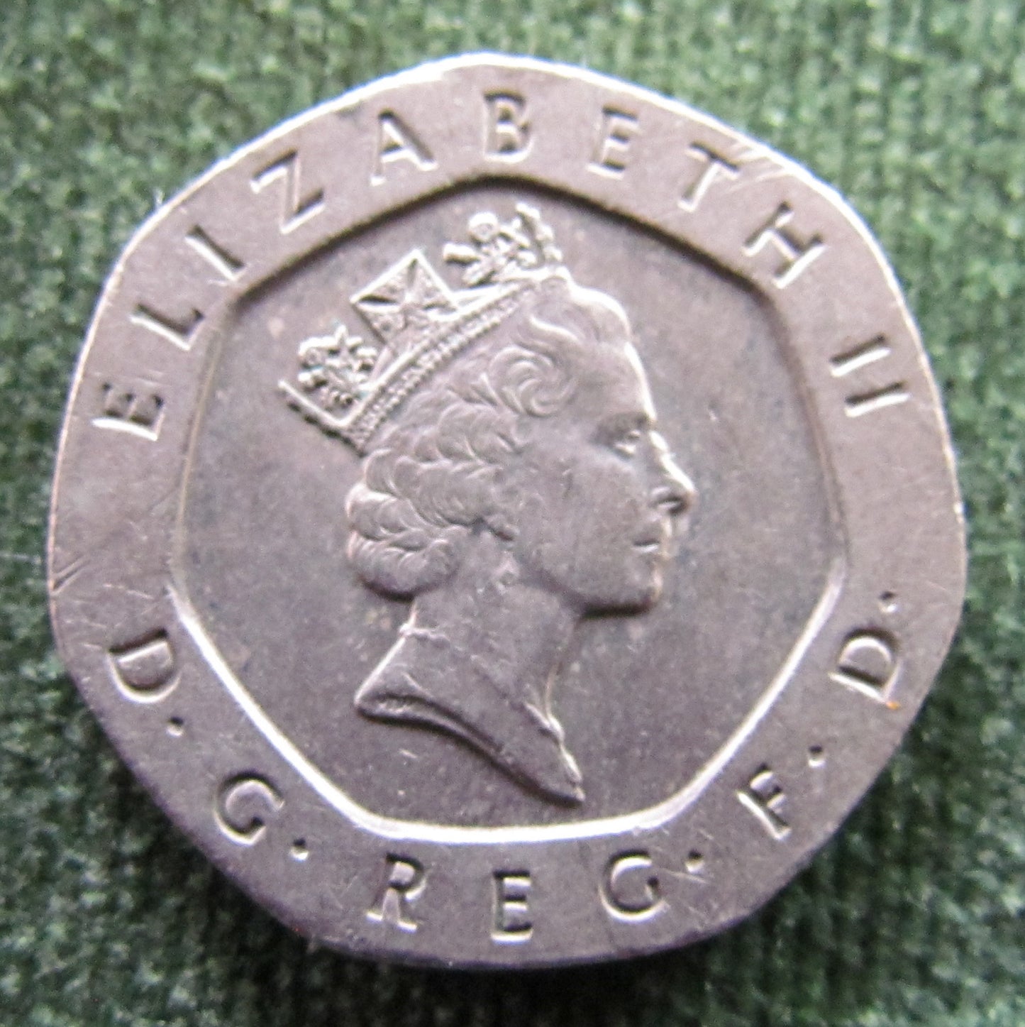 GB British UK English 1992 20 New Pence Queen Elizabeth II Coin