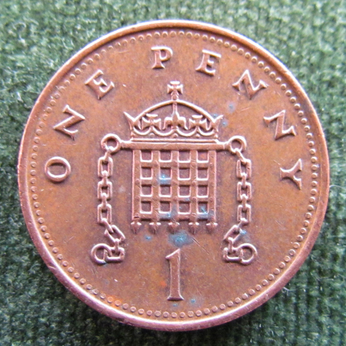 GB British UK English 1993 1 Penny Queen Elizabeth II Coin