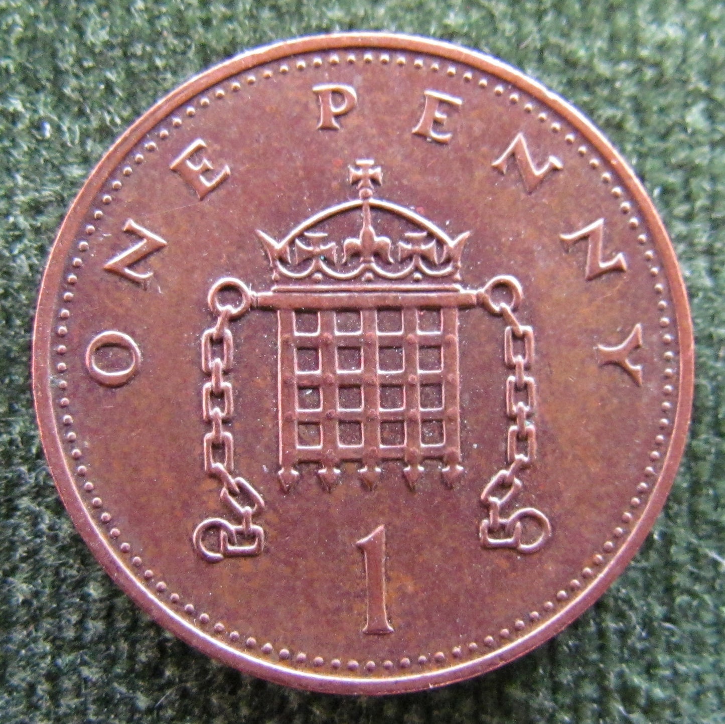 GB British UK English 1994 1 Penny Queen Elizabeth II Coin