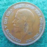 GB British UK English 1936 Penny King George V Coin