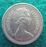 GB British UK English 1983 1 Pound Queen Elizabeth Coin