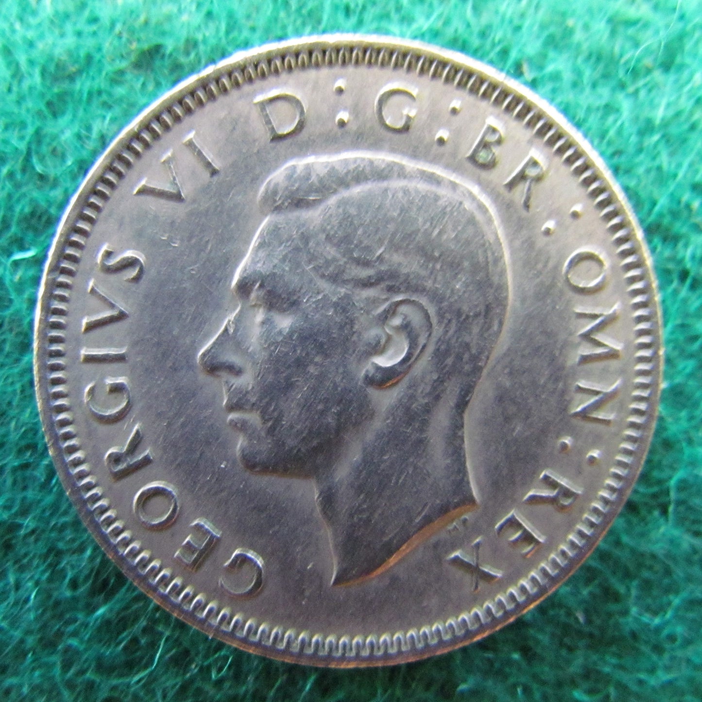 GB British UK English 1948 1 One Shilling King George VI Coin
