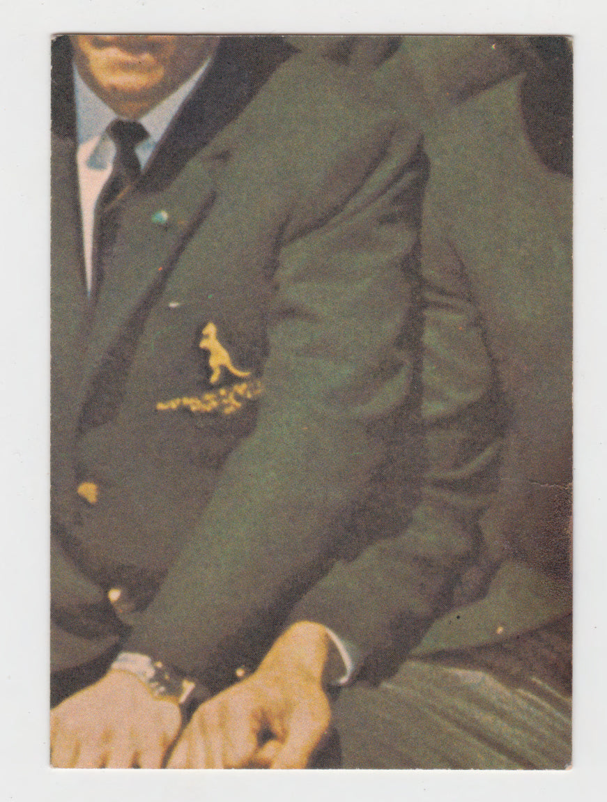 Scanlens 1968 A Grade NRL Football Card #32 - Gary Leo - Balmain