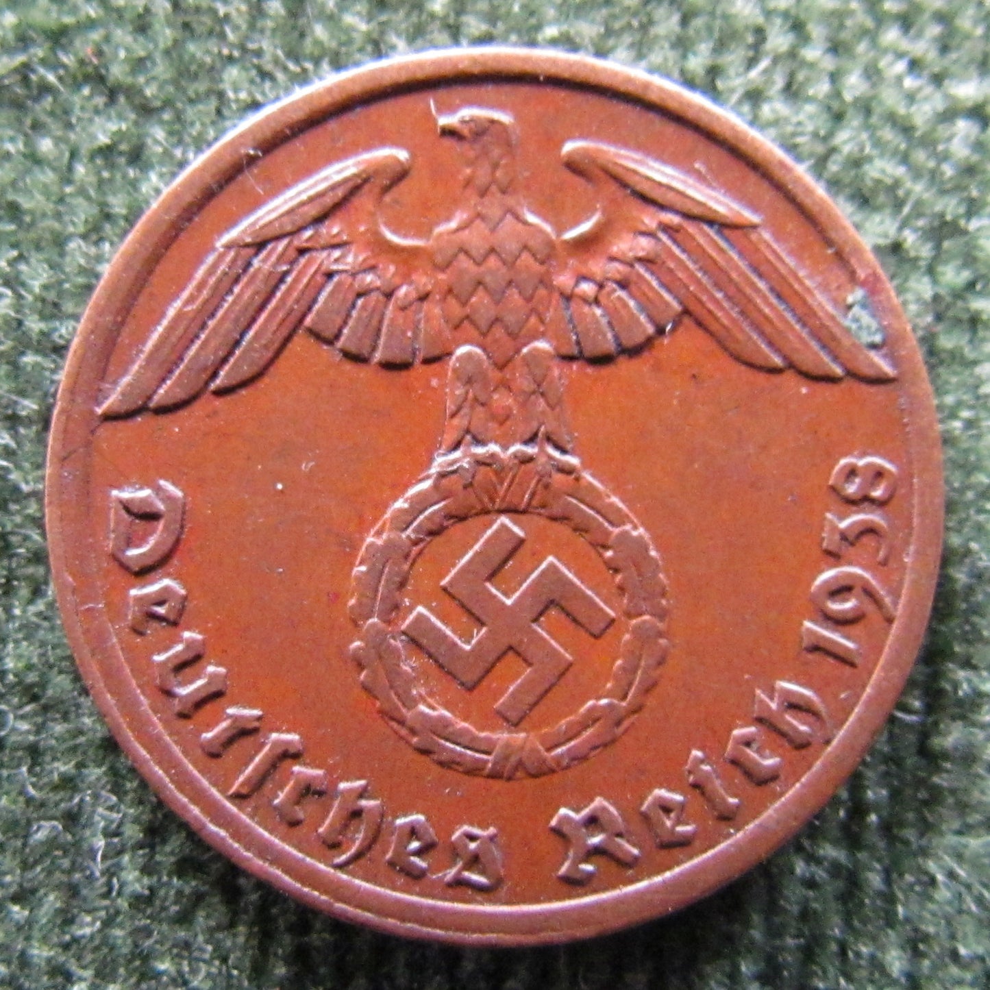 Germany 1938 A 1 Pfennig Coin - Circulated