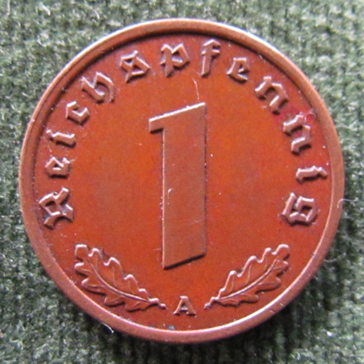 Germany 1938 A 1 Pfennig Coin - Circulated