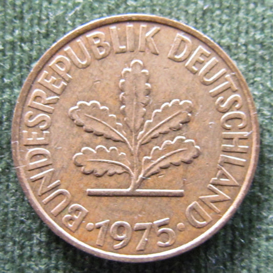 Germany 1975 J 10 Pfennig Coin - Circulated