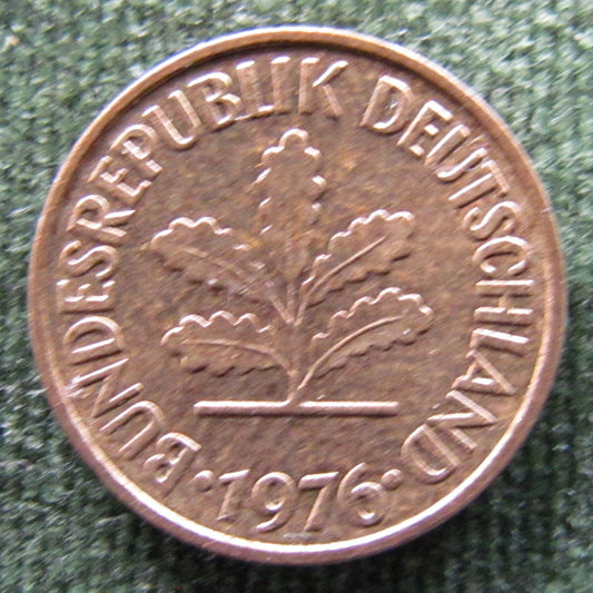 Germany 1976 G 5 Pfennig Coin - Circulated