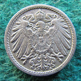 Germany 1911 5 Pfennig Coin - Circulated