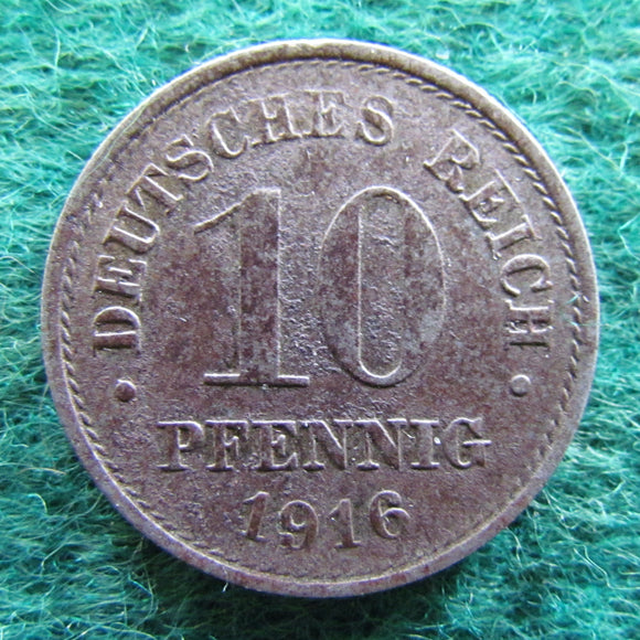 Germany 1916 10 Pfennig Coin