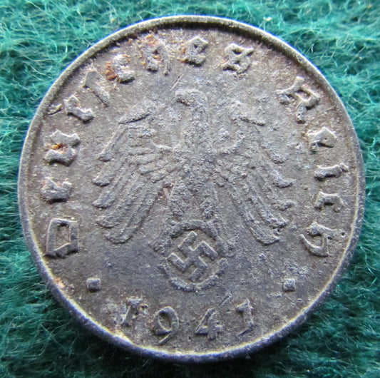 Germany 1941 G 10 Pfennig Coin - Circulated