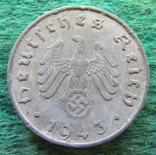 Germany 1943 A 10 Pfennig Coin - Circulated