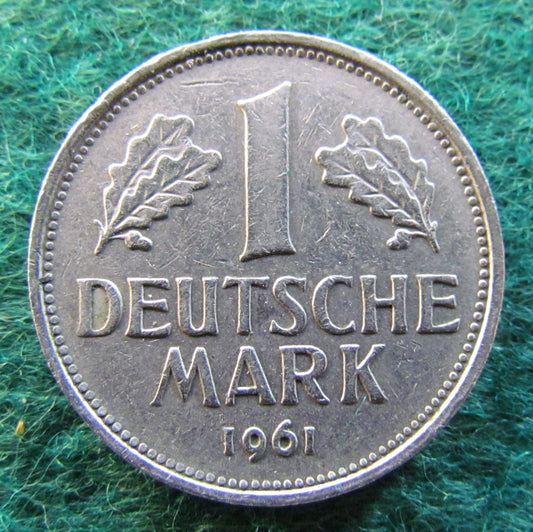 Germany 1961 F 1 Deutsche  Mark Coin - Circulated