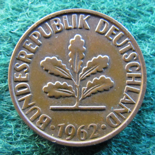 Germany 1962 G 2 Pfennig Coin - Circulated