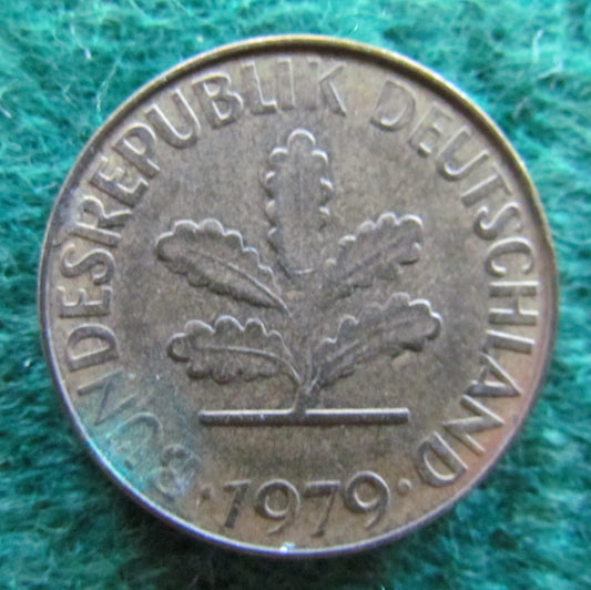 Germany 1979 J 10 Pfennig Coin - Circulated