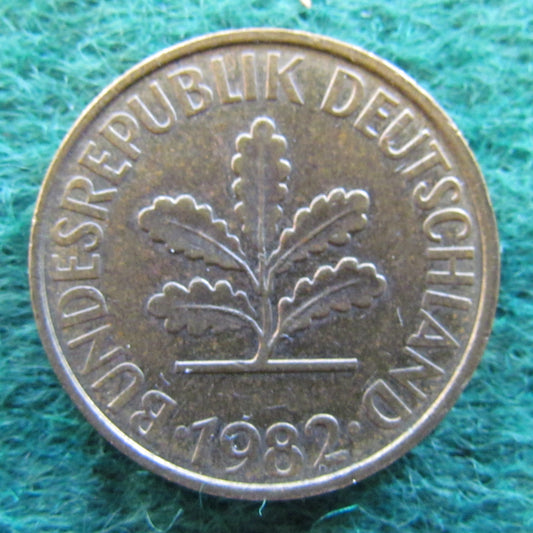Germany 1982 J 10 Pfennig Coin - Circulated