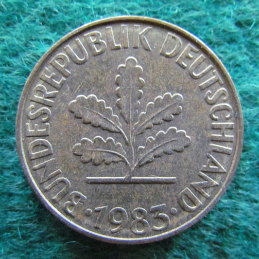 Germany 1983 J 10 Pfennig Coin - Circulated