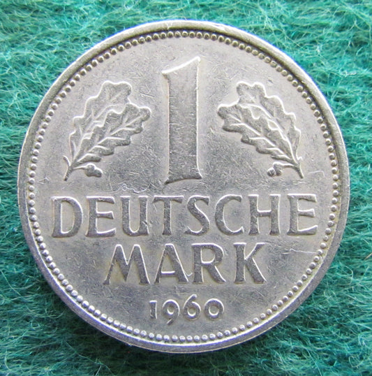 Germany 1960 F 1 Deutsche  Mark Coin - Circulated