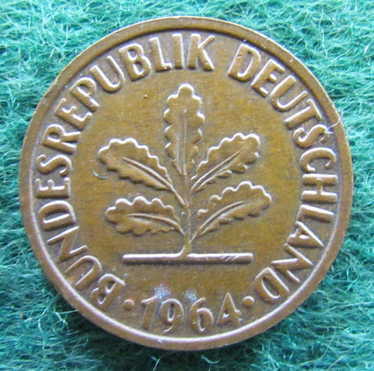 Germany 1964 F 2 Pfennig Coin - Circulated