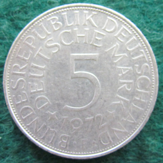 Germany 1972 F 5 Deutsche  Mark Coin - Circulated