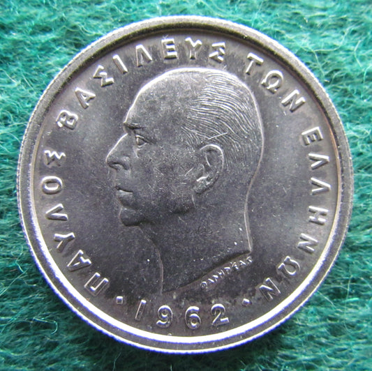 Greek 1962 2 Drachma Coin