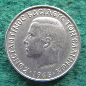 Greek 1968 10 Drachma Coin - Circulated