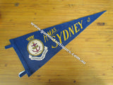 HMAS Sydney Blue Felt Pennant 1950's