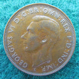 Australian 1943 Half Penny I King George VI Coin