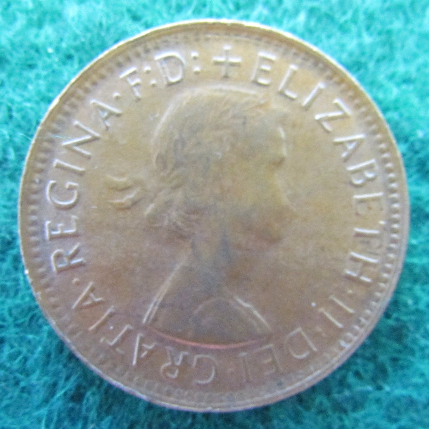 Australian 1962 1/2d Half Penny Queen Elizabeth II Coin