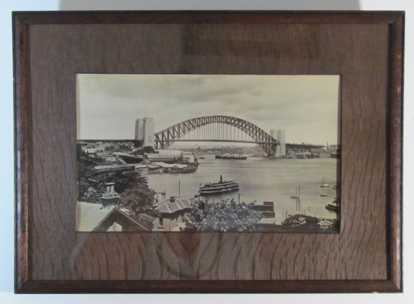B A Bradford Photograph of Sydney Harbour Bridge circa 1930's