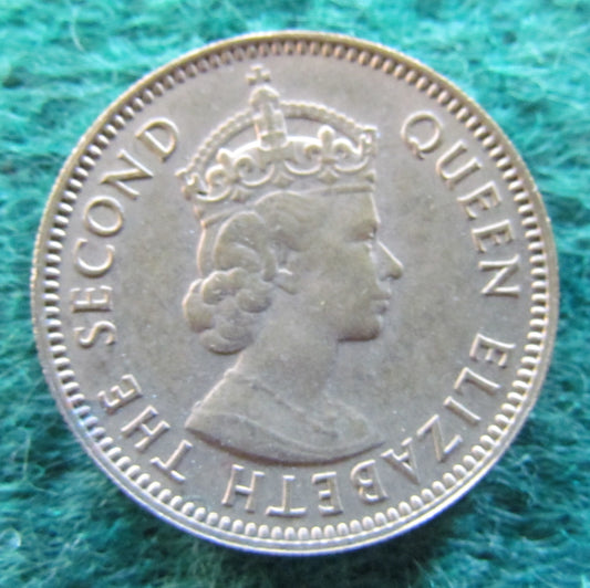 Hong Kong 1959 Ten Cent Queen Elizabeth II Coin