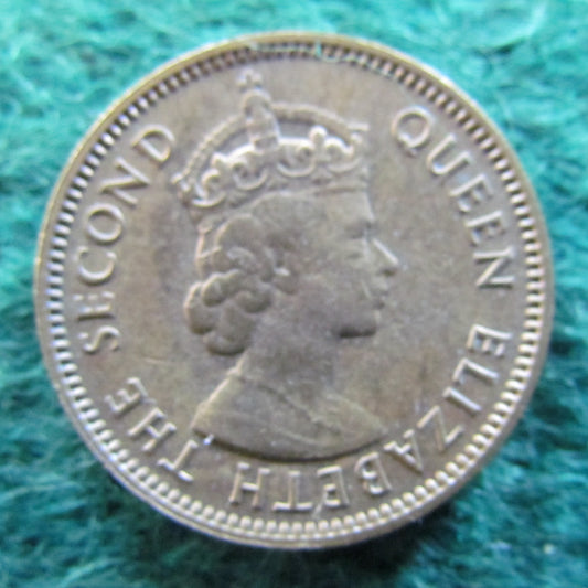 Hong Kong 1960 Ten Cent Queen Elizabeth II Coin