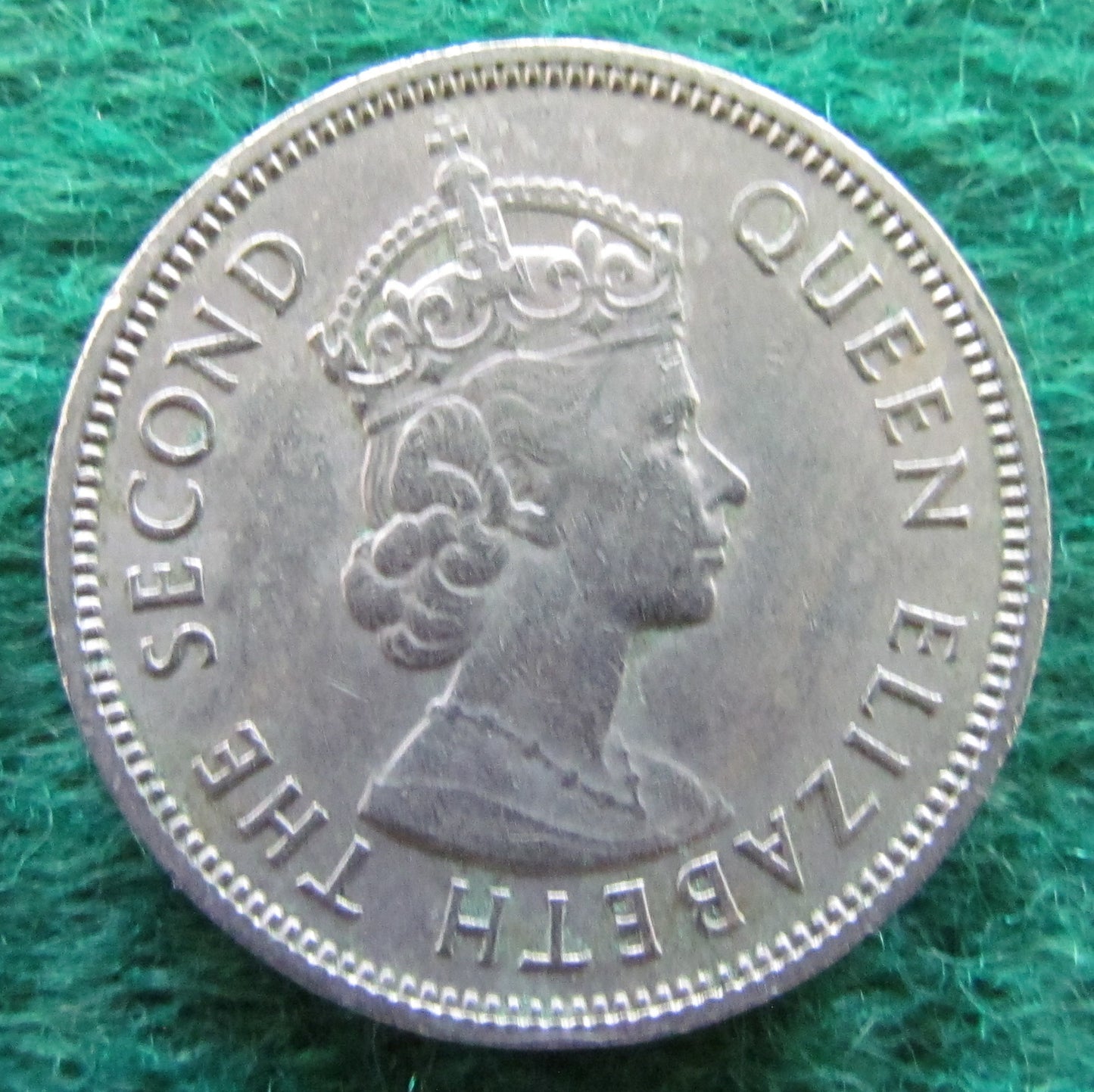 Hong Kong 1966 Fifty 50 Cent Queen Elizabeth II Coin - Circulated