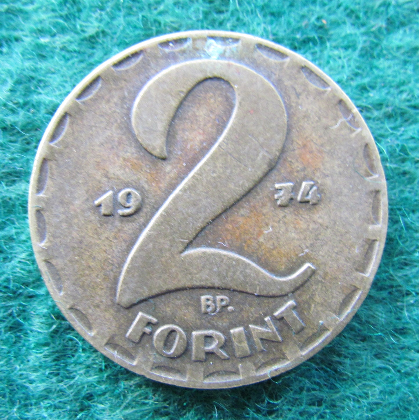 Hungary Magyar 1974 2 Forint Coin - Circulated