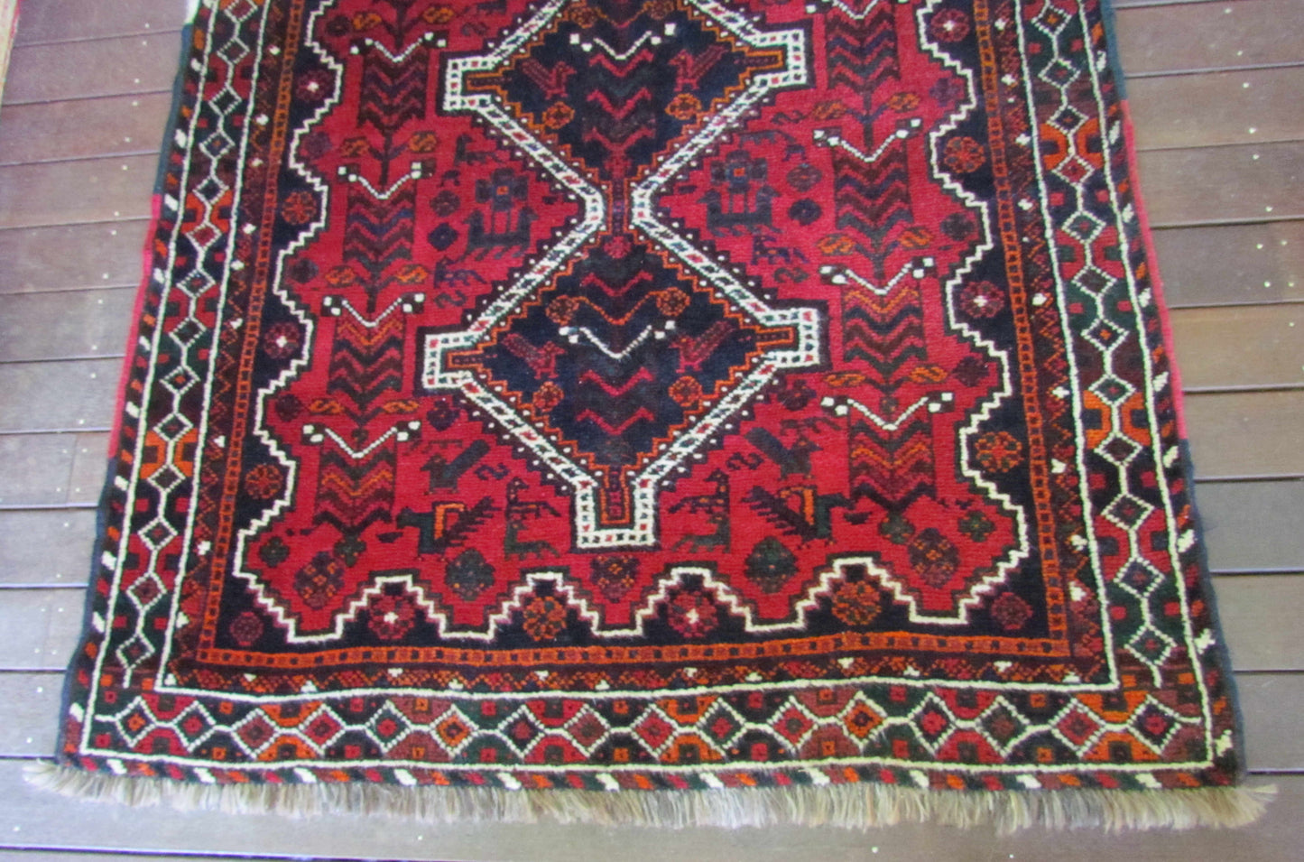 Vintage Persian Turkish Afghan Tribal Rug c.1970