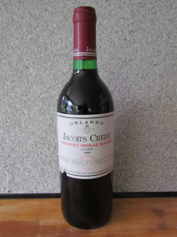 1993 Orlando Jacobs Cabernet Shiraz Malbec Claret 750 ml