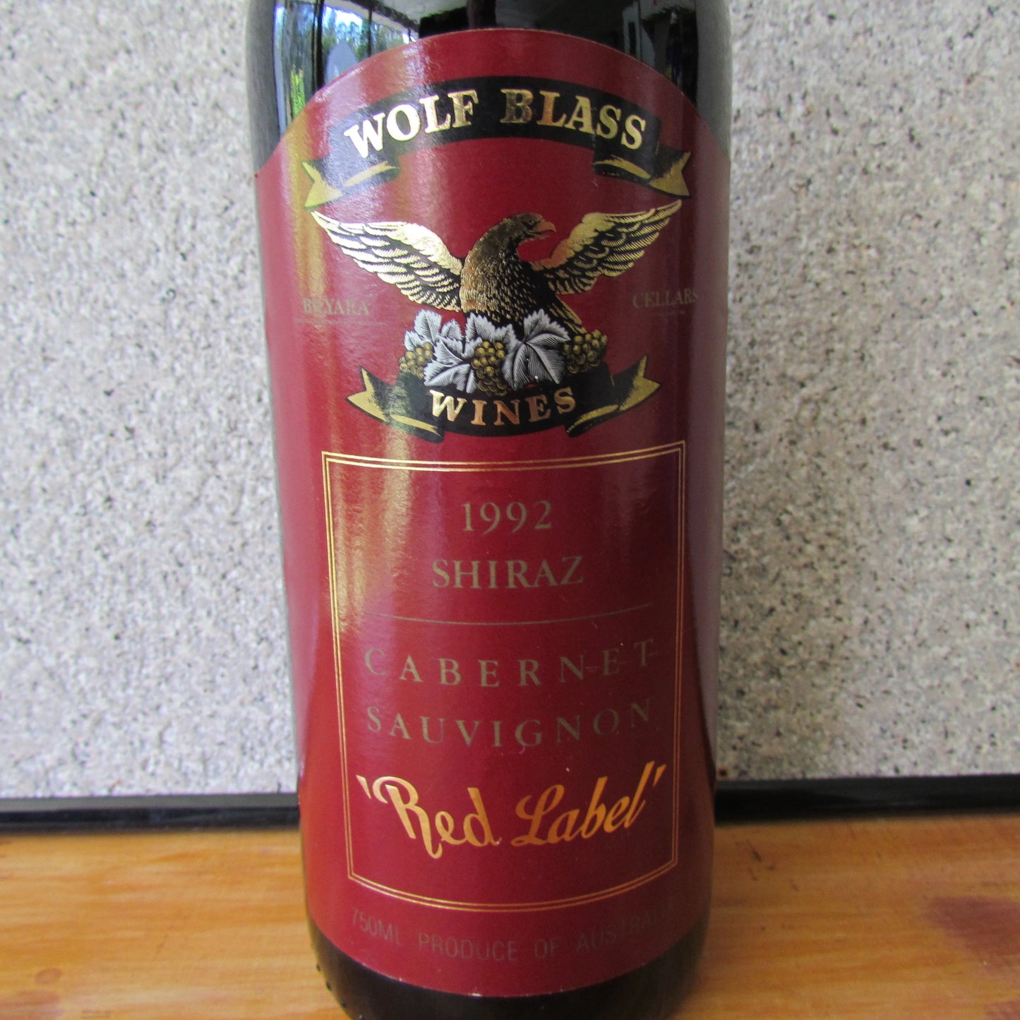 1992 Wolf Blass Shiraz Cabernet Savignon  750 ml