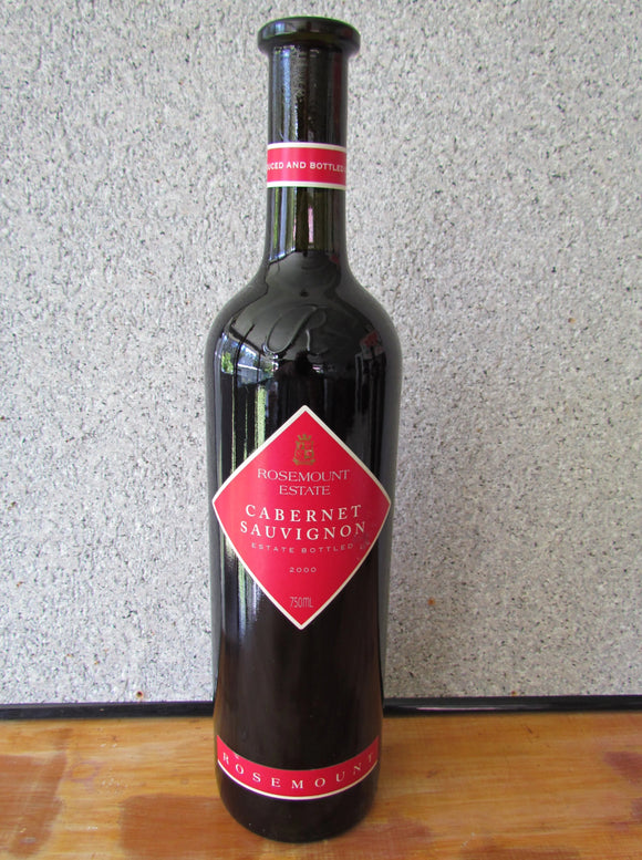 2000 Rosemount Estate Cabernet Savignon Estate Bottled Red Label 750 ml