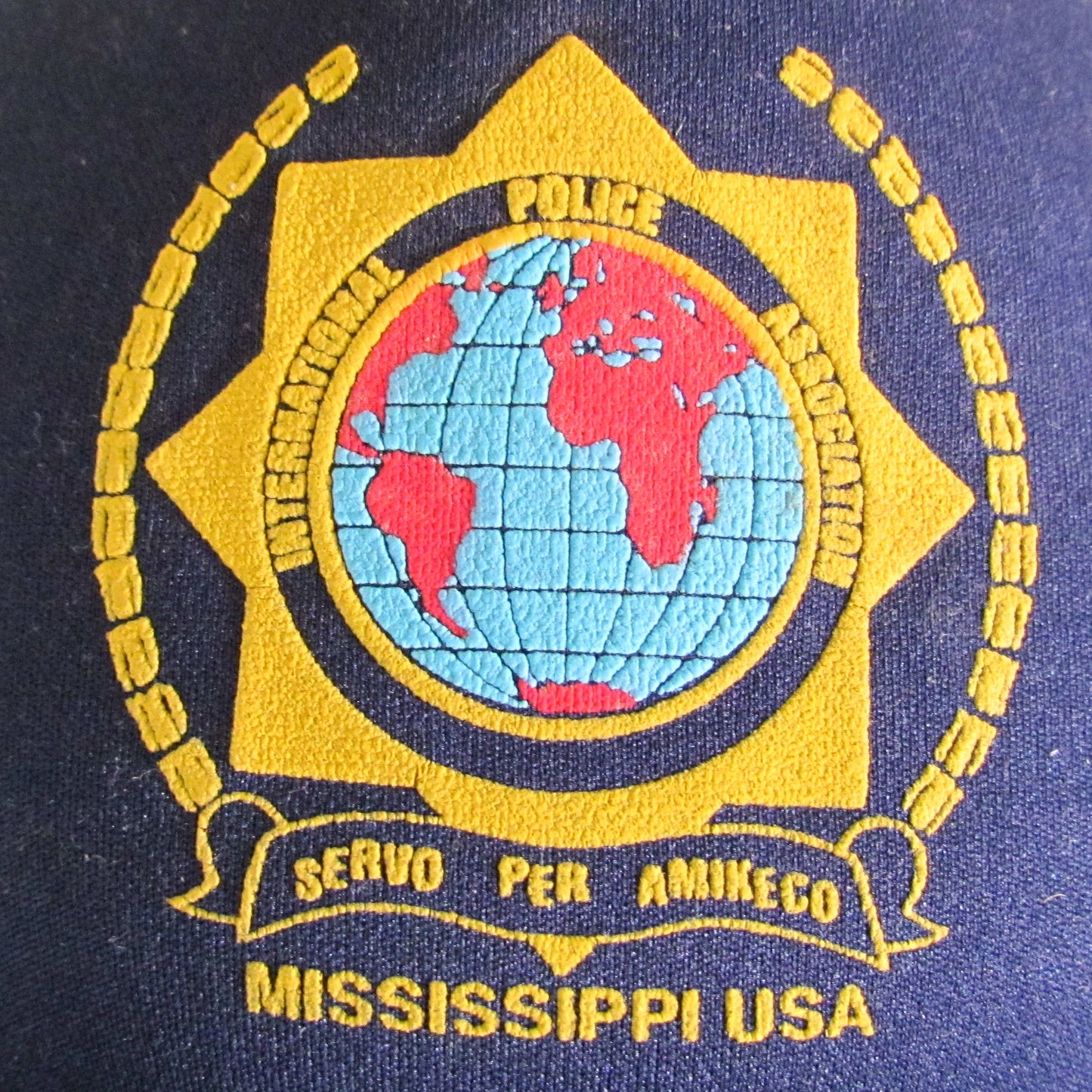 International Police Association Vintage Baseball Style Cap Mississippi USA