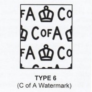 Australian 1924 1 Penny Sage Green KGV King George V Stamp OS Overprint - Type 6 C of A Reverse Watermark