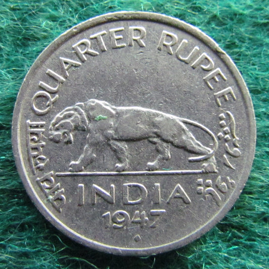 India 1947 Quarter Rupee Coin