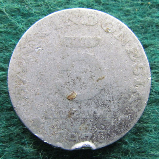 Indonesian 1970 5 Rupiah Coin - Circulated