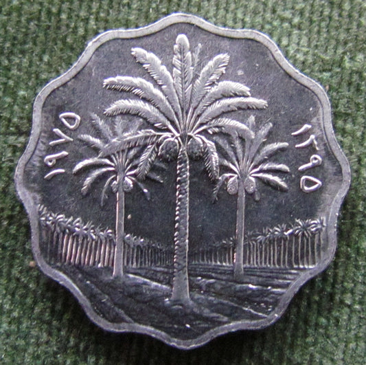 Iraq 1975 10 Fils Coin AH 1395 - Circulated