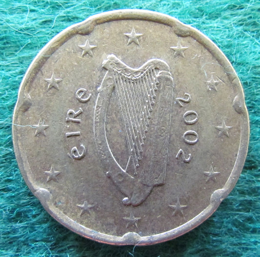 Ireland Eire 2002 20 Cent Euro Coin - Circulated