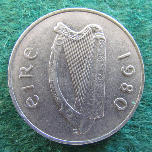 Ireland Eire 1980 10 Pence Coin - Circulated