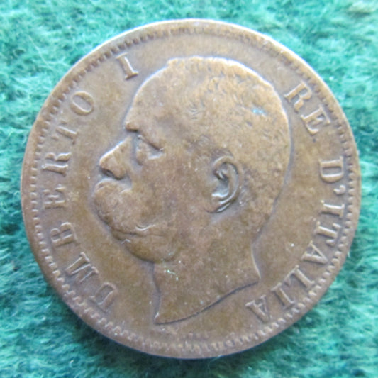 Italy 1894 BI 10 Centesimi Coin - Umberto I