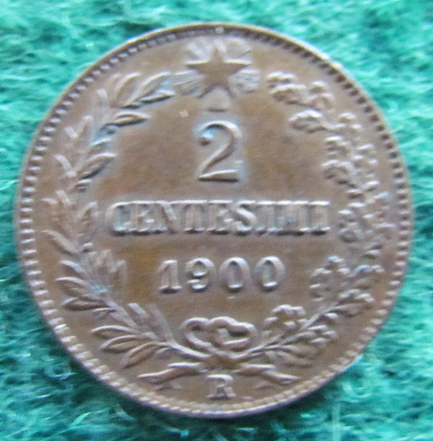 Italy 1900 2 Centesimi Coin - Umberto I