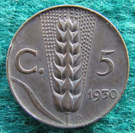 Italy 1930 5 Centesimi Coin - Vittorio Emanvelle III