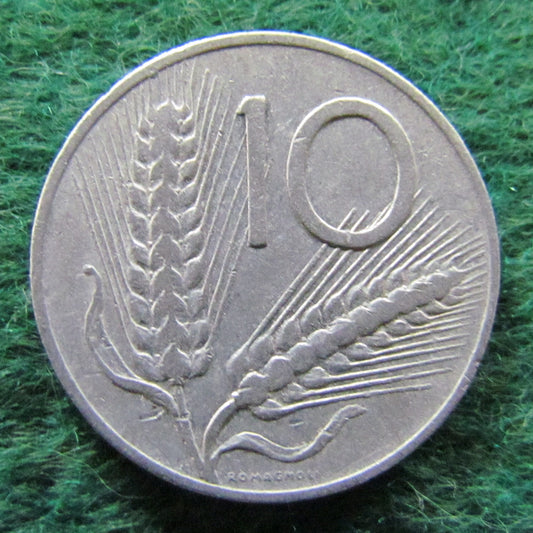 Italy 1953 10 Lira Coin